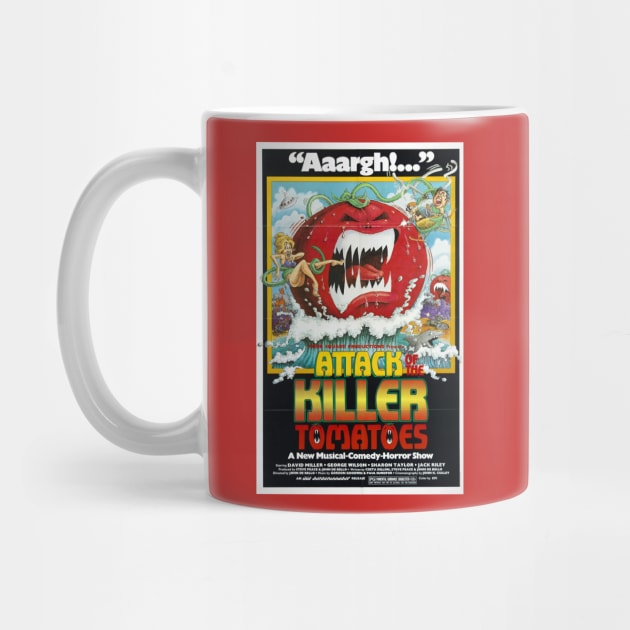 Classic (?) Science Fiction Movie Poster - Attack of the Killer Tomatoes by Starbase79